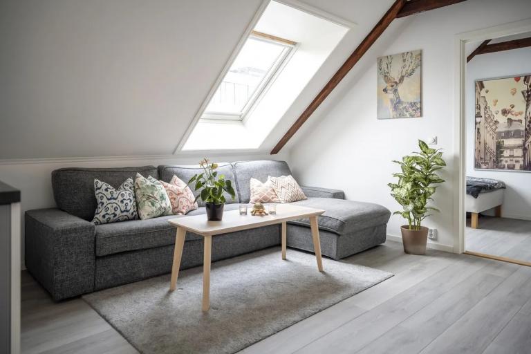 Åpen løsning kjøkken og stue